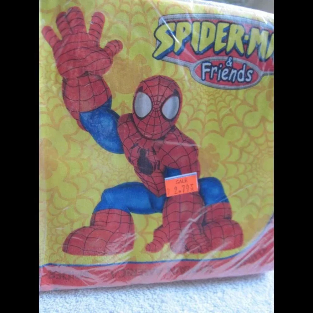 16 Marvel Spiderman & Friends Hallmark Party Express Luncheon Napkins 2 Ply USA